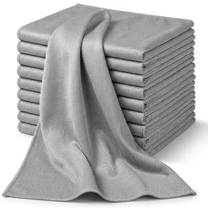 Chiffon de polissage pour verre, chiffon de nettoyage miracle sans traces, chiffons de nettoyage en <span class=keywords><strong>microfibre</strong></span> sans peluches pour la cuisine, la vaisselle, les miroirs, nettoyage facile - Product Image 1