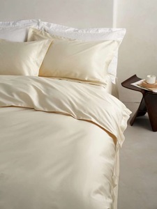 Khách sạn sang trọng Linen tùy chỉnh kích thước thiết kế Comforter bedding Set trắng tinh khiết 100% cotton bedsheet tùy chỉnh bedspread - Product Image 3