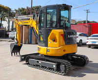 Mini-excavatrice Liugong 9035F d'occasion de haute qualité, 3,5 tonnes, petite machine de terrassement, faible nombre d'heures de travail, fonctionnement flexible, 903