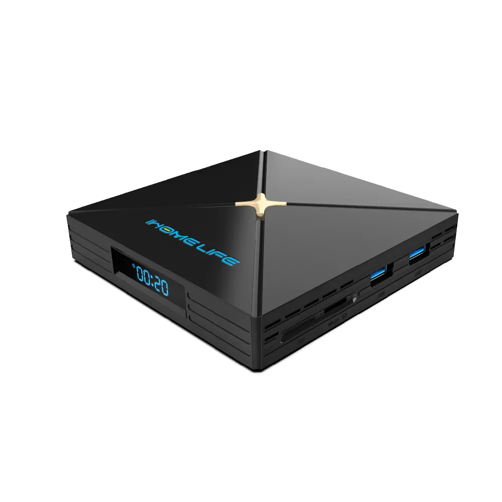 Ihomelife 2020 Newest OTT TV BOX with Amlogic S905X3 KD player 18.0 smart tv box support android 9.0 8K DUAL WIFI BOXES