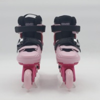 Patins à roulettes de slalom freestyle réglables pour tous les âges, coque en PP, maille en velours, ABEC-11, plastique de haute qualité, durables, utilisation en extérieur, toutes tailles
