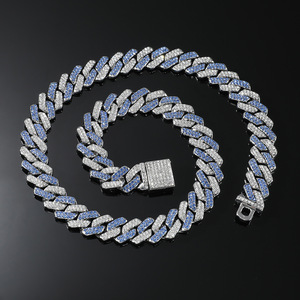 Collar Geométrico Chapado en Oro de Doble Color Estilo Hiphop Clásico, Cadena de Aleación Vintage para Hombre, Joyería de Moda - Product Image 2