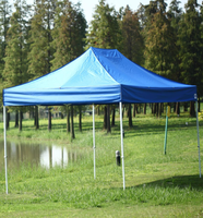 Tente de jardin pliable en aluminium OEM commerciale, utilisation en extérieur, en vente chaude, salons professionnels, grande tente