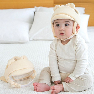 Adorable <span class=keywords><strong>casque</strong></span> anti-chute pour bébé - Coton doux en forme d'animal, maille respirante, protection anti-collision pour la tête, idéal pour ramper et marcher - Product Image 1