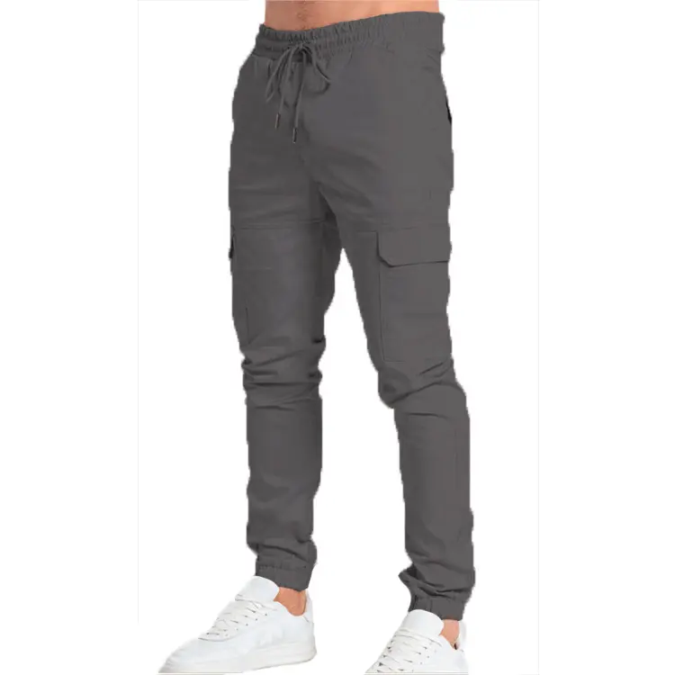 Top Quality Baggy Straight Fit, Leg Mens chino Trousers Custom Design Graphic 6 pockets men cargo pants/