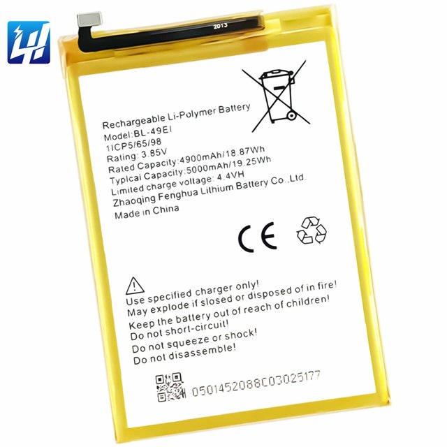 BL-49Ei W6001 P33+ High Durability Factory Supply Mobile Phone Battery for Itel P33 Plus