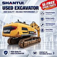 Excavator Hidrolik Shantui SE600LC-9W 60 Ton Bekas, Termasuk Suku Cadang Gratis untuk Pekerjaan Pemuatan Beban Atas dan Batuan Berat di Tambang Terbuka