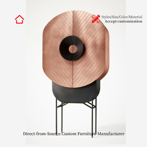 Mobile in Quercia Artistico Personalizzabile, Altezza Regolabile, Moderno, Lusso Leggero, Minimalista, <span class=keywords><strong>Chic</strong></span>, <span class=keywords><strong>Arredamento</strong></span> per Villa - Product Image 5