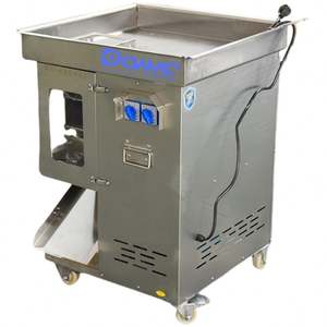 Machine à trancher et à déchiqueter la viande électrique horizontale commerciale à double lame pour carpaccio, porc, bœuf, poulet, poitrine de poulet - Product Image 6