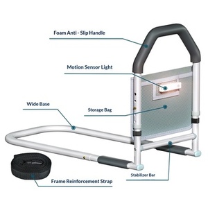 Barandilla <span class=keywords><strong>de</strong></span> Cama Ajustable con Luz <span class=keywords><strong>Nocturna</strong></span> LED, Cuidado en el Hogar, Enfermería, Seguridad para Personas Mayores, Asistencia para Cuidadores, Marca KDB, <span class=keywords><strong>Precio</strong></span> <span class=keywords><strong>de</strong></span> Fábrica, KDB-504H - Product Image 3