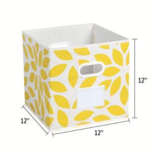 Boîtes de rangement pliables avec poignée, organisateur en cube respirant et peu encombrant, 12"L x 12"W x 12"H, lot de 6 - Product Image 6