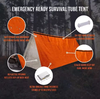 Vente directe d'usine de tentes d'urgence personnalisées avec isolation imperméable et chaude, spécialement conçues pour la survie en plein air