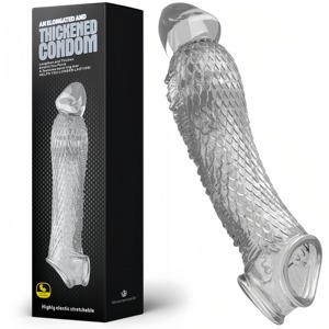 Manchon de pénis pour hommes Extensions de préservatifs Vibrateurs retardant l'agrandissement masculin Clits Masseur Cock Ring Sex Toys Produit Pénis Anneaux - Product Image 2