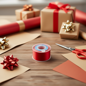 Nastro in Raso Ilan 5.0cm 25Y Rosso Intenso D23 - Product Image 2