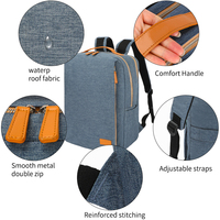 Ransel Laptop Oxford Anti Maling Tahan Air Ringan Desain Baru Kapasitas Besar Logo Kustom Unisex USB