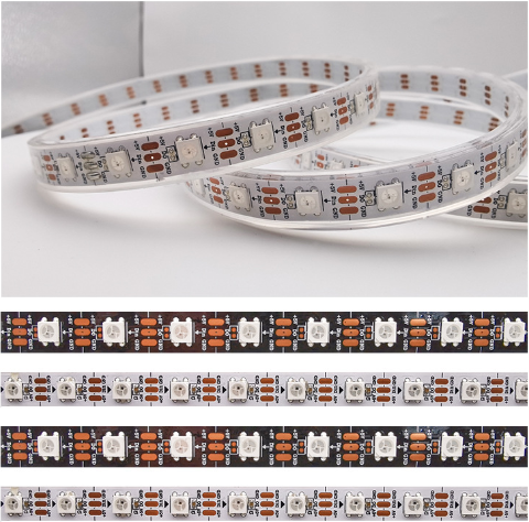 WS2812B SK6812 Smart RGB LED Strip Lights | Huya Lighting | besttimetogotobed.top Sourcing