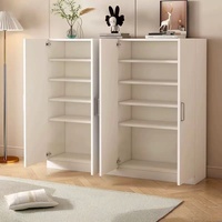 Meuble à chaussures modulaire et mobile en bois massif, grande capacité de rangement, style minimaliste, pour salon, balcon et usage hôtelier - Dai Home Apartment