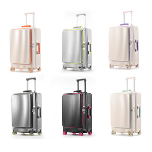 <span class=keywords><strong>Valise</strong></span> à roulettes extensible avec serrure TSA, 20 pouces pour bagage à main, 28 pouces pour voyage d'affaires, avec roues transparentes – Offre Spéciale - Product Image 2