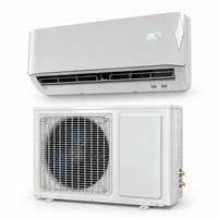 Climatiseur solaire hybride AC/DC 100% écoénergétique, contrôle intelligent par application WIFI, opportunité de revendeur, 18000 BTU