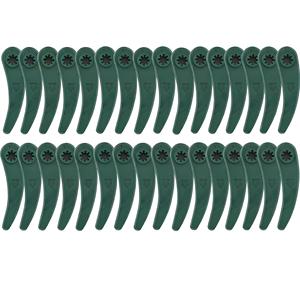 Repuestos para cortacésped, paquete de 32 cuchillas de recorte F016800372 de 26 cm para ART 26-18 LI 083-B3-0009 /ART 23-18 LI, herramienta de jardín - Product Image 1