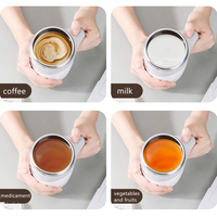 Tasse magnétique à agitation automatique à batterie pour mélangeur de café et de lait intelligent