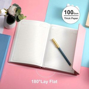 PU Leather Spiral A3 Address Book Diary Classic High Quality 100gsm <b>Thick</b> Lined Pages Fashion Mood Tracking <b>Notebook</b> 80 Sheets - Product Image 2