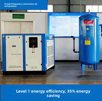 Compresseur d'air à vis Oudele PMVF 8-13 bar, 30 % d'économie d'énergie, fonctionnement continu 24/7/37 kW