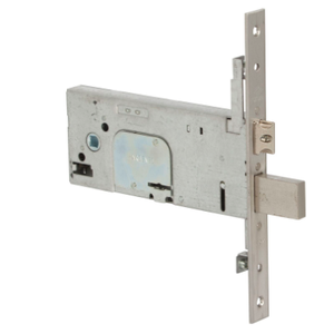 Serratura a doppia chiave per porte in alluminio con blocco frontale, modello ART. 57313 CISA E70 - scatola 166x82 mm - Product Image 2