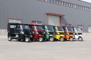Nouveau Tricycle à Moteur à Essence 200CC Tuk-Tuk à 3 <span class=keywords><strong>Roues</strong></span> pour 6 Passagers Rickshaw <span class=keywords><strong>Moto</strong></span>-Taxi de Voyage avec Différentes Couleurs - Product Image 6