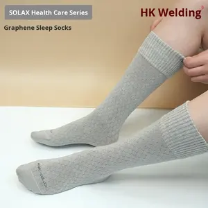 Para la serie Champion Health Care, cómodos calcetines de media pantorrilla para dormir, calcetines planos de grafeno para el cuidado del hogar, punto suave - Product Image 6