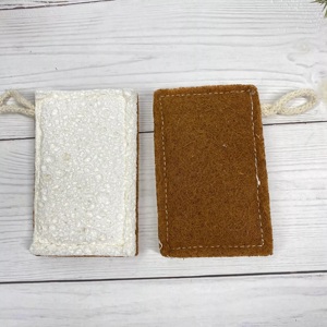 Éponge de cuisine en cellulose et sisal, en fibres de coco, écologique, biodégradable, pour le lavage et le nettoyage des vaisselles, éponge à récurer - Product Image 2