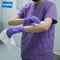 WIPEX 12x13 pouces jetables carrés lingettes sèches absorbantes non tissées pour le nettoyage des soins aux patients hospitalisés