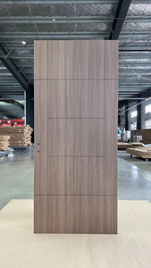 Porte battante en PVC composite en bois WPC de conception moderne pour une utilisation intérieure dans les appartements, les écoles et les salles de <span class=keywords><strong>location</strong></span>-Ventes directes d'usine - Product Image 5