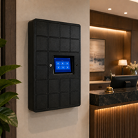 Armoire à clés intelligente murale avec écran tactile, gestion électronique sécurisée des clés, casier de rangement