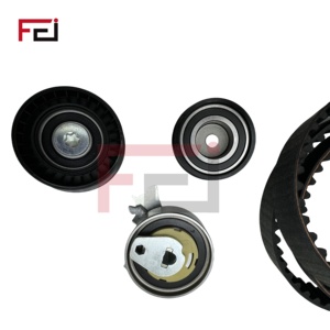 Kit de courroie de distribution FEI de haute qualité en acier et caoutchouc pour <span class=keywords><strong>Opel</strong></span> 1.4/1.6/1.8 Chevrolet VW, nouveau tendeur K015499XS, garantie 12 mois - Product Image 5