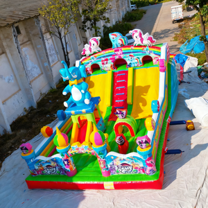 Castillo Inflable Personalizable Ecológico para Uso Doméstico, Tobogán, Escalera de Escalada, Combo para Negocios de Alquiler de Parques, 500 kg - Product Image 6