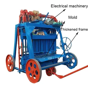 Máquina alvenaria Moldagem Não Ardente Manual Máquina De Tijolos De Cimento Máquina De Produção De Tijolos