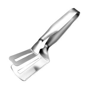 Espátula y pinzas multifuncionales de acero inoxidable 304 para freír pescado, pinzas para freír carne, utensilios de cocina para alimentos fritos - Product Image 2