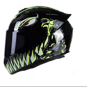 Nuovissimo Casco da <span class=keywords><strong>Moto</strong></span> Integrale con Interni Staccabili Casco da Motocross Modulare a Doppia Visiera per Gare Motocross - Product Image 2