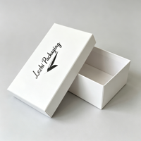 Boîte en carton rigide de luxe avec couvercle et base pour vêtements, chaussures, cadeaux, avec logo personnalisé