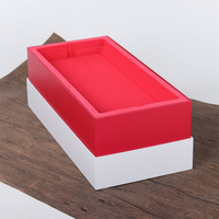 Boîte de papier en carton blanc de luxe en gros pour produits électroniques Emballage mécanique personnalisé pour ordinateur Emballage cadeau éponge rouge