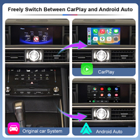 CarPlay sans fil Android Auto Lexus IS 2017-2019 AirPlay Mirror Link USB Plug & Play Commande vocale avec prise en charge Siri Google et caméra