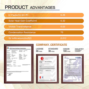 Thiết kế hiện đại Nhà máy trực tiếp cử<span class=keywords><strong>a</strong></span> sổ cử<span class=keywords><strong>a</strong></span> ra vào cho biệt thự hợp kim nhôm khung Tempered Glass louver rèm cử<span class=keywords><strong>a</strong></span> cuối cùng nhà giải pháp - Product Image 4