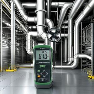 เครื่องวัดความเร็วลมแบบเทอร์โม Metravi AVM-04 ความละเอียด 0.1 ม./วินาที ความเร็วลมเริ่มต้น 0-60 หน่วยความเร็วลม ช่วงอุณหภูมิ 0-60 องศา วัสดุ PVC - Product Image 4