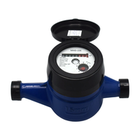 Best-Sale OEM Brass Horizontal Volumetric Water Meter-DN15 IP68 Waterproof 2.5m/h Flow Rate Threaded Connection 1 Year Warranty.