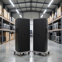 Haut-parleurs DJ professionnels 1000W à double woofer large bande de 15 pouces, enceintes passives électroniques pour performance scénique audio