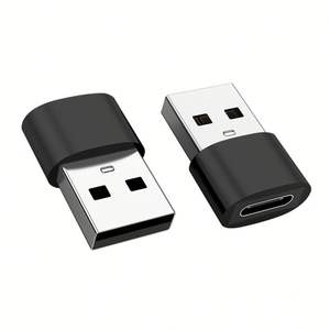 Adaptateur Type C, Type-C USB C Femelle vers USB 2.0 USB 2.0 A Mâle, Adaptateur Convertisseur OTG, Prise en Charge du Transfert de Données 10W 480 Mbps - Product Image 1