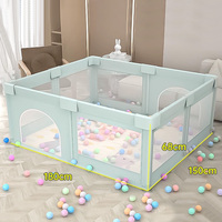 Parc de jeu pliable moderne en plastique pour bébé, lit de sécurité pour chambre d'enfant, parc de jeu pour tout-petits, montage facile, vente en gros