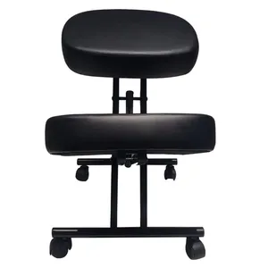 समायोज्य Ergonomic आर्थोपेडिक घुटना टेककर कुर्सी कपड़े कार्यालय छोटे Ergonomic घुटना टेककर कुर्सी लोहे आधुनिक कुंडा कुर्सी कार्यात्मक