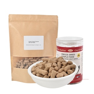 Dondurularak kurutulmuş tavuk ham kemik et köpek maması yüksek proteinli çevre dostu eğitim ödül aperatifler zımba toptan - Product Image 5